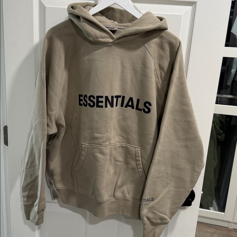 Essentials Beige Hoodie